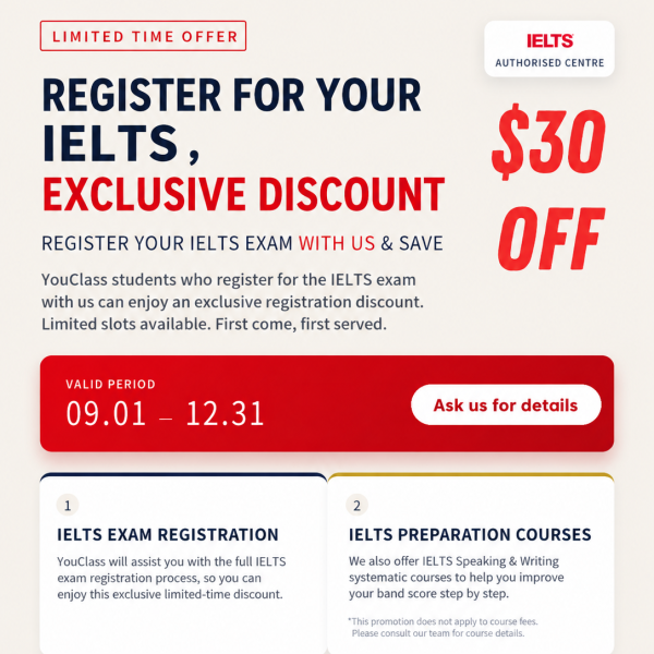 IELTS Registration Promotion Eng ver